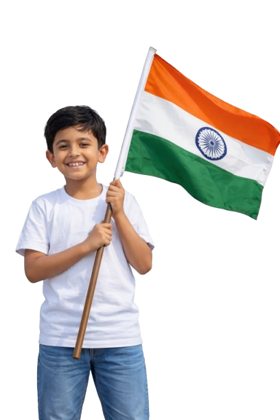 Boy with Flag
